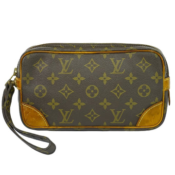 Louis Vuitton Marly Dragonne  Canvas Clutch Bag