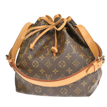 Louis Vuitton Petit Noé  Canvas Shoulder Bag