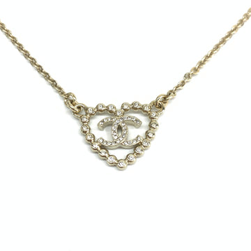 Chanel Heart Double C Necklace