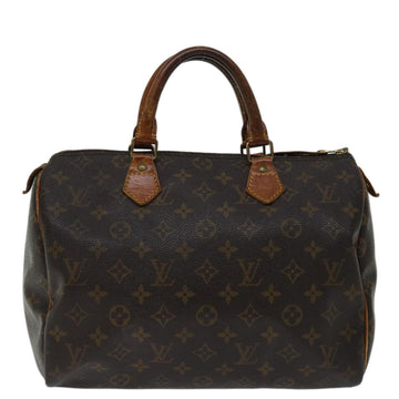 Louis Vuitton Speedy 30  Canvas Handbag