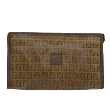 Fendi Zucca  Canvas Clutch Bag