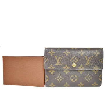 Louis Vuitton Porte Tresor Etui Papier  Canvas Wallet