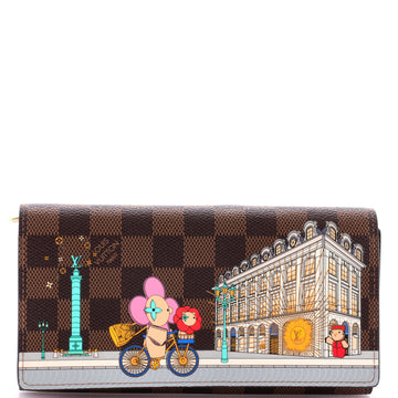 Sarah Wallet Limited Edition Vivienne Xmas Damier