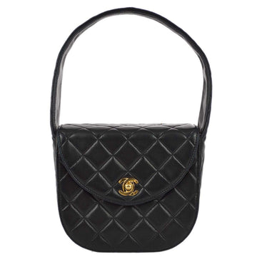 Top Quality Chanel 1991-1997 Black Leather Handbag