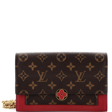 Flore Chain Wallet Monogram Canvas