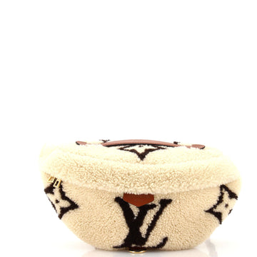 Bum Bag Monogram Giant Teddy Fleece