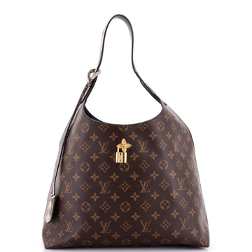 Flower Hobo Monogram Canvas with Python