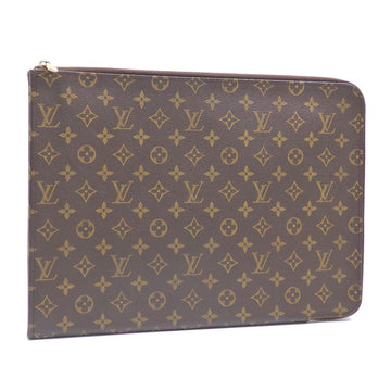 Louis Vuitton Poche Document  Canvas Clutch Bag