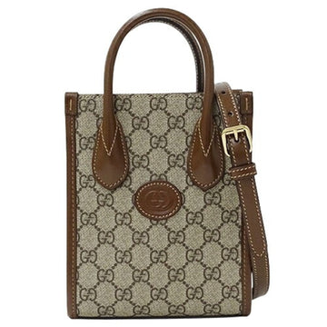Gucci  Gg Supreme Handbag Shoulder Bag ()