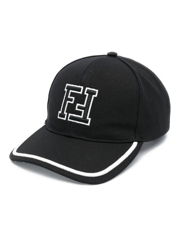 FXQ983ANOK F0ZE7 BLK/WHT FENDI MEN CAP