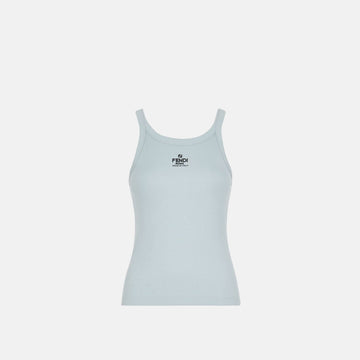Top In Sleeveless Cotton