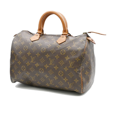 Louis Vuitton Speedy 30  Canvas Handbag