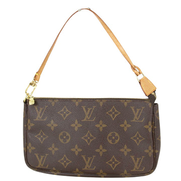 Louis Vuitton Pochette Accessoires  Canvas Clutch Bag