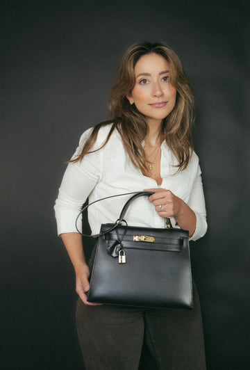 Kelly 32 Black Box leather  [C] Stamp