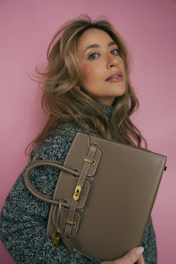 Birkin 25 Etoupe Veau Togo  B Stamp