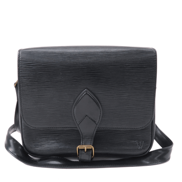 Louis Vuitton Epi Cartouchiere Shoulder Bag Noir M52242 Used