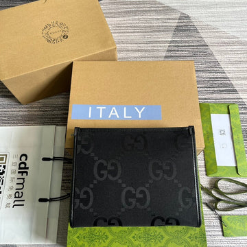 GG 699318 clutch bag wallet 26CM black Free shipping