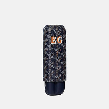 Churchill 2 Cigar Case Initials