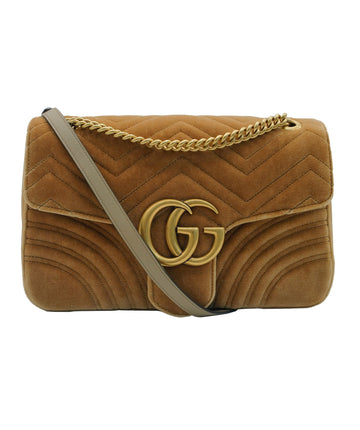 Velvet Gucci Marmont Crossbody Bag REC1506
