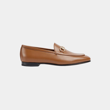 Jordaan Leather Loafer With Light Gold-Toned Hardware
