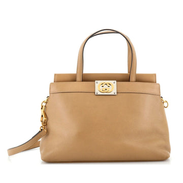 GUCCI Leather Small Top Handle