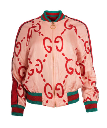 Gucci Red Pink GG Bomber  ALC1093