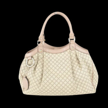 Beige Canvas Gucci Handbag