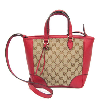Beige Canvas Gucci Handbag