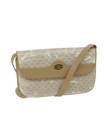 Beige Canvas Gucci Shoulder Bag