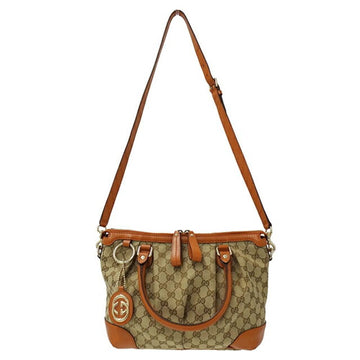 Beige Canvas Gucci Tote