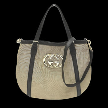 Beige Canvas Gucci Travel Bag