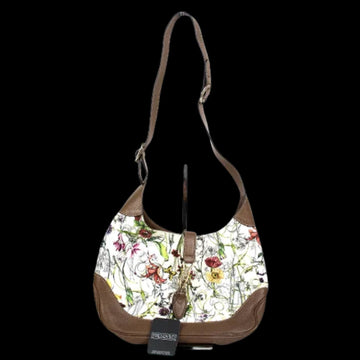 Beige Fabric Gucci Shoulder Bag