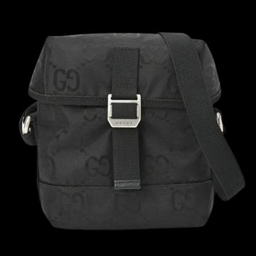 Black Canvas Gucci Crossbody Bag