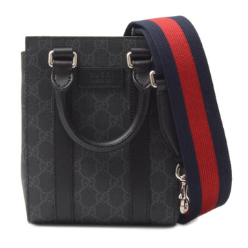 Black Canvas Gucci Handbag