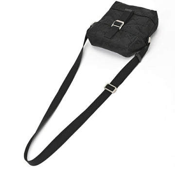 Black Canvas Gucci Shoulder Bag