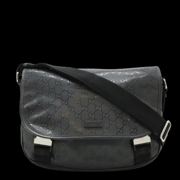 Black Fabric Gucci Shoulder Bag
