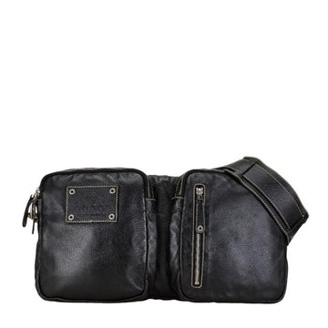 Black Leather Gucci Crossbody Bag