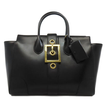Black Leather Gucci Tote
