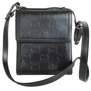 Black Leather Gucci Shoulder Bag