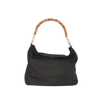 Black Leather Gucci Bamboo