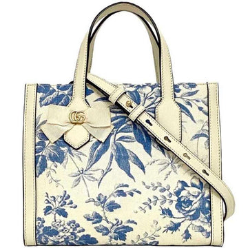 Blue Leather Gucci Handbag