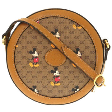 Brown Fabric Gucci Shoulder Bag
