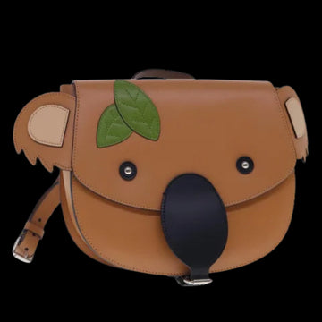 Brown Leather Gucci Backpack