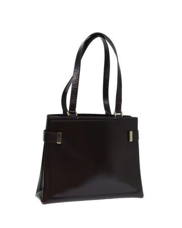 Brown Leather Gucci Shoulder Bag
