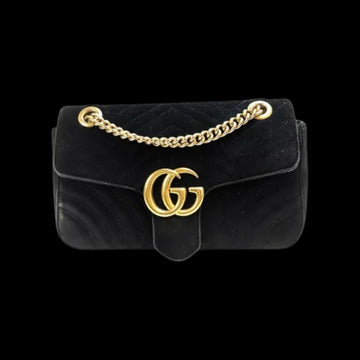 Gold Linen Gucci Marmont