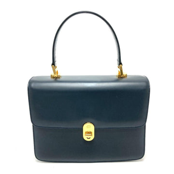 Navy Leather Gucci Travel Bag