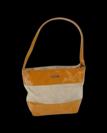 Orange Leather Gucci Shoulder Bag