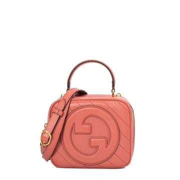 Pink Leather Gucci Handbag