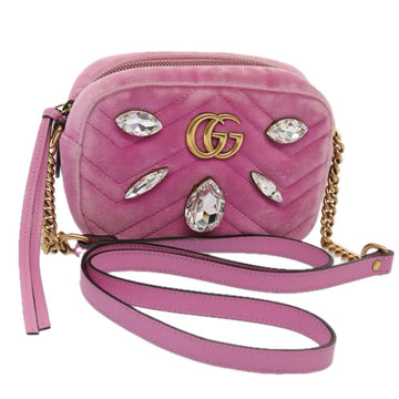 Pink Velvet Gucci Marmont