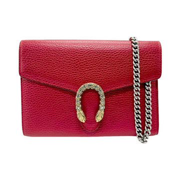 Red Leather Gucci Dionysus